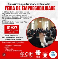 Via Araucária participa da Feira de Empregabilidade para imigrantes